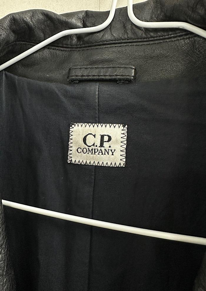 c.p company leather jacket (L) 6