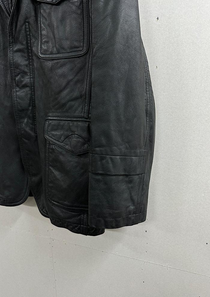 c.p company leather jacket (L) 7