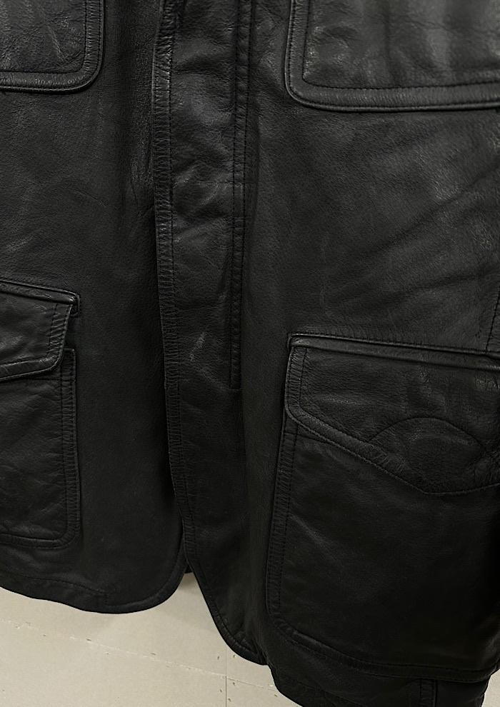 c.p company leather jacket (L) 8