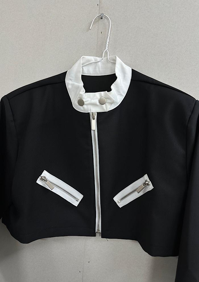 crop jacket (M~L) 5