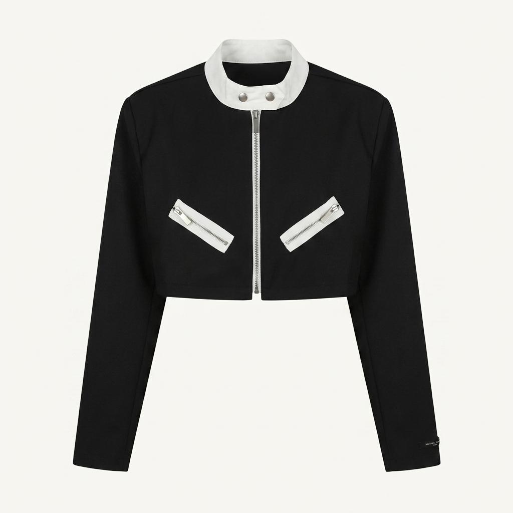crop jacket (M~L) 1