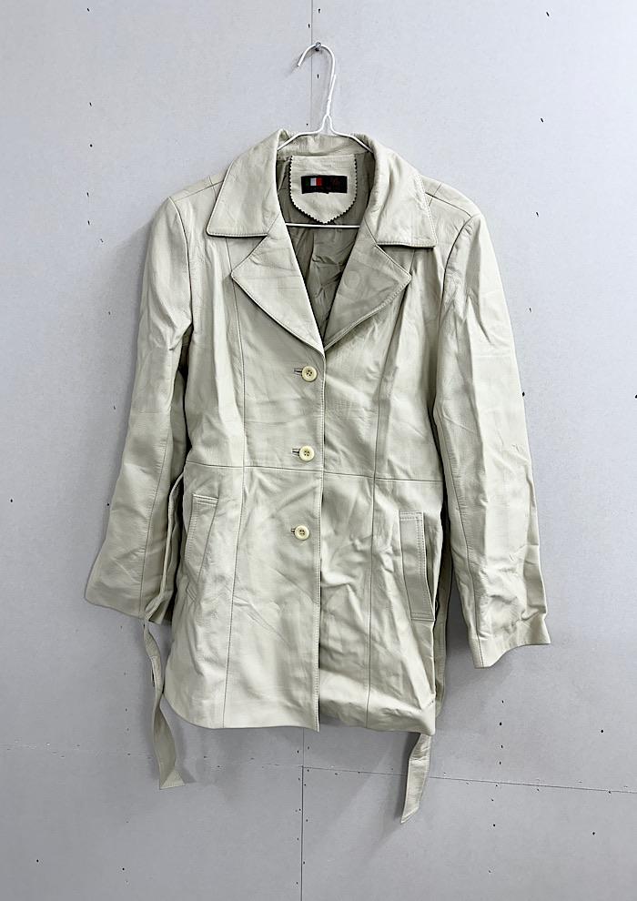 vintage leather jacket (M) 2