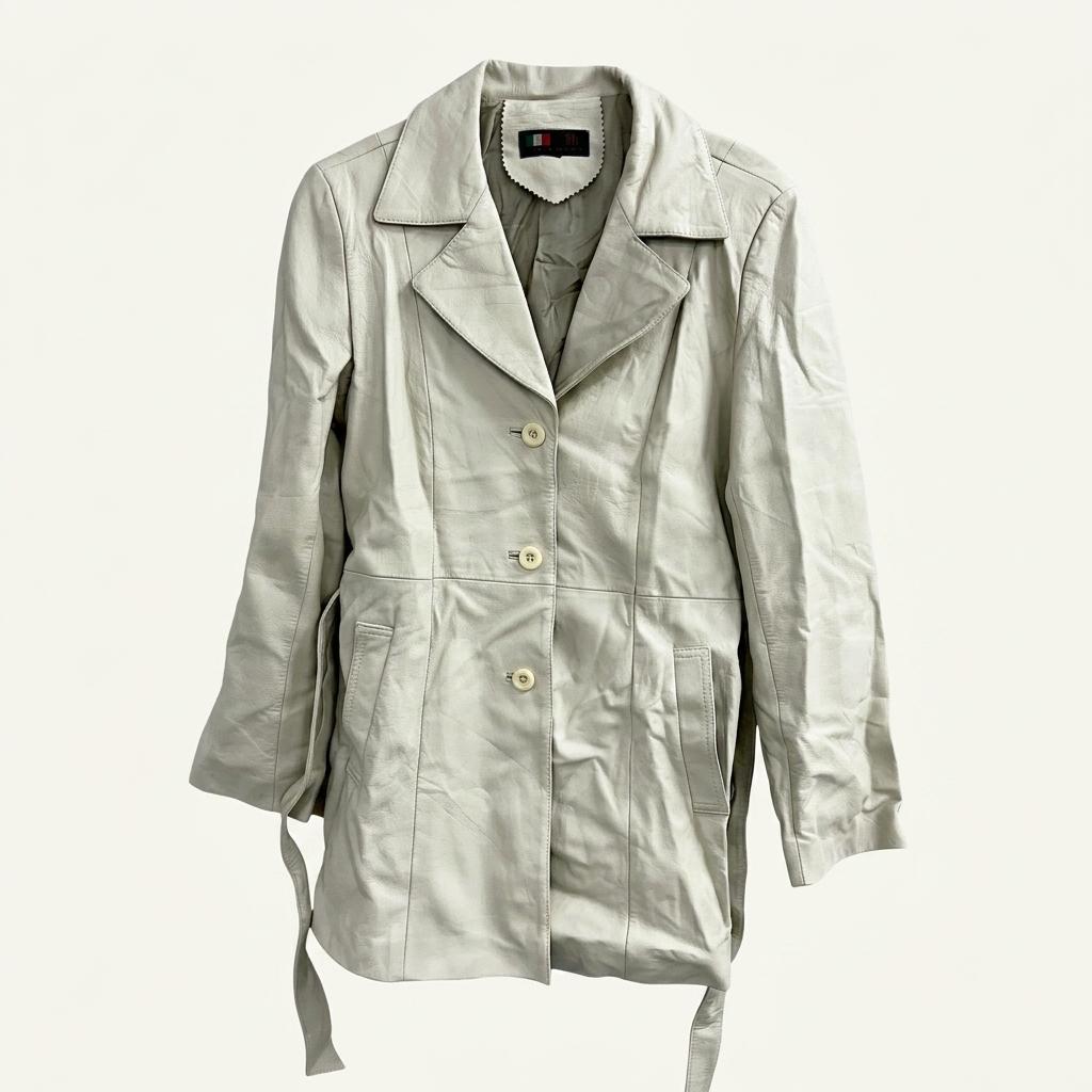 vintage leather jacket (M) 1