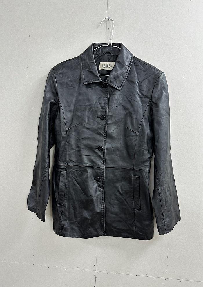 vintage sheepskin jacket (M) 3