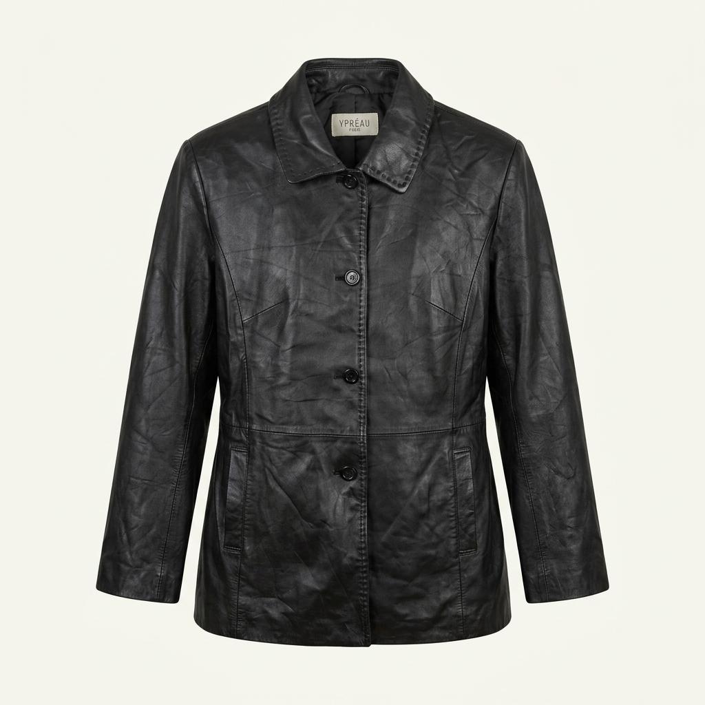 vintage sheepskin jacket (M) 1