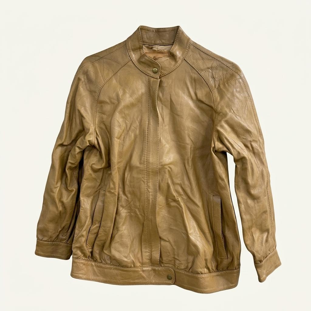 vintage sheepskin jacket (M) 1