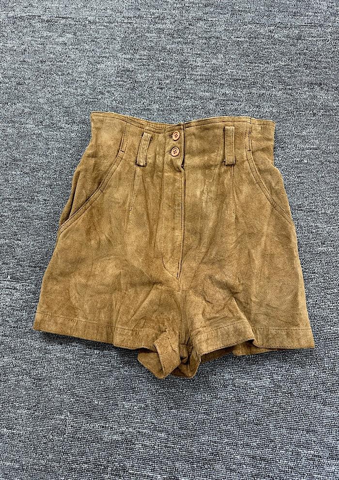 vintage leather pants (26inch) 3