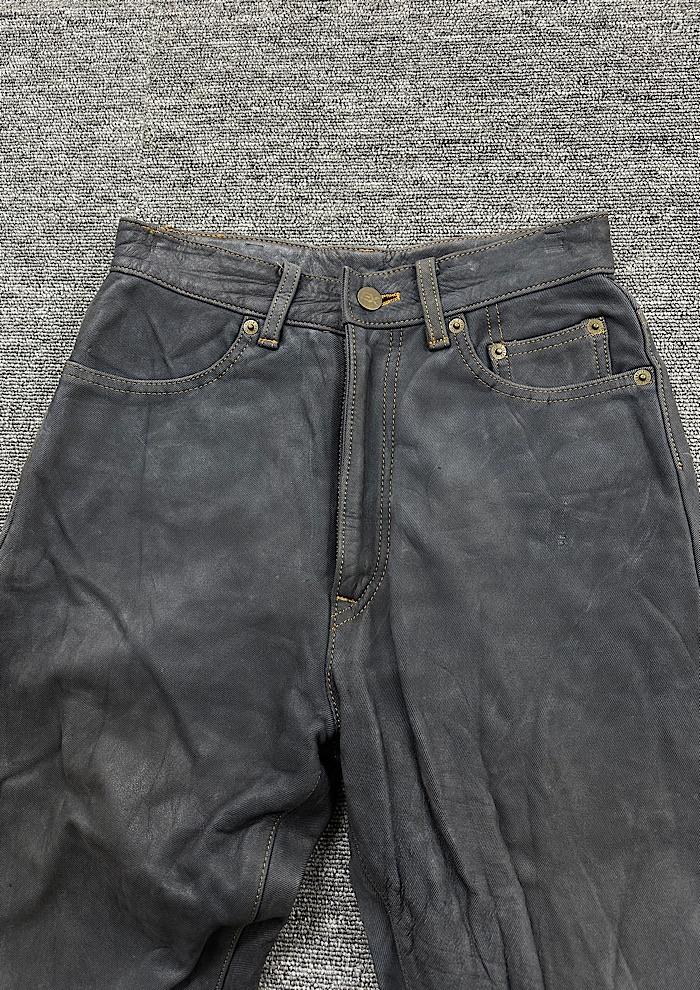 KUSHITANI explorer jeans leather pants (25inch) 5