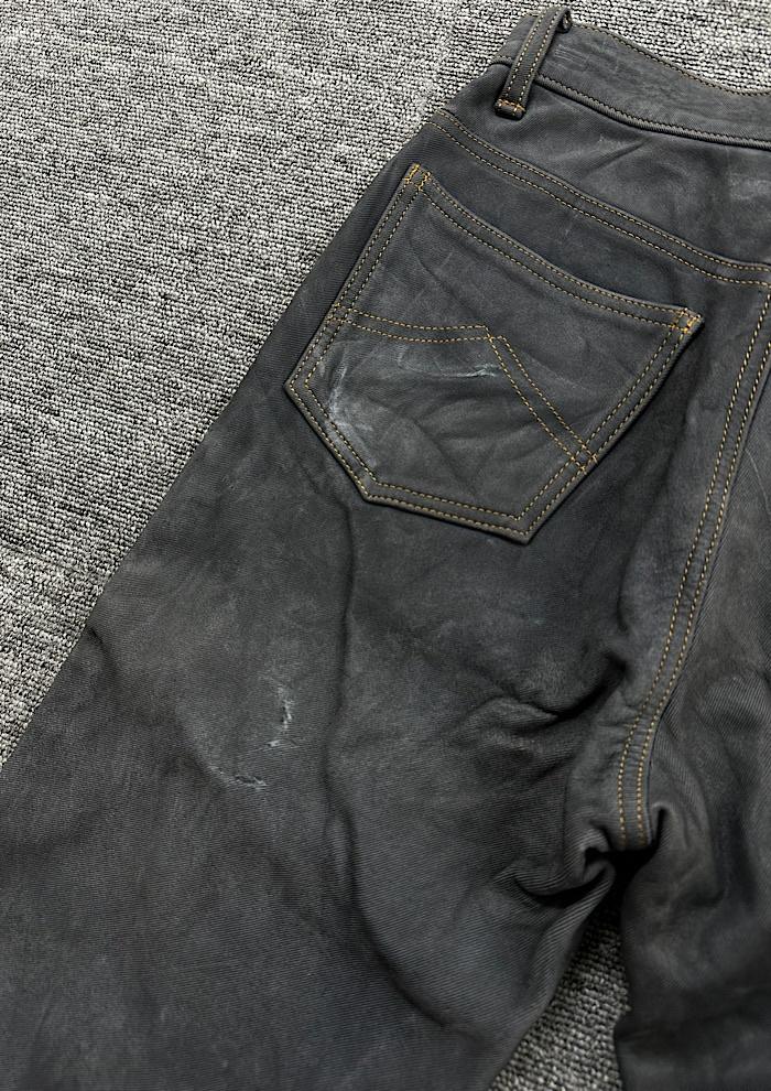 KUSHITANI explorer jeans leather pants (25inch) 7