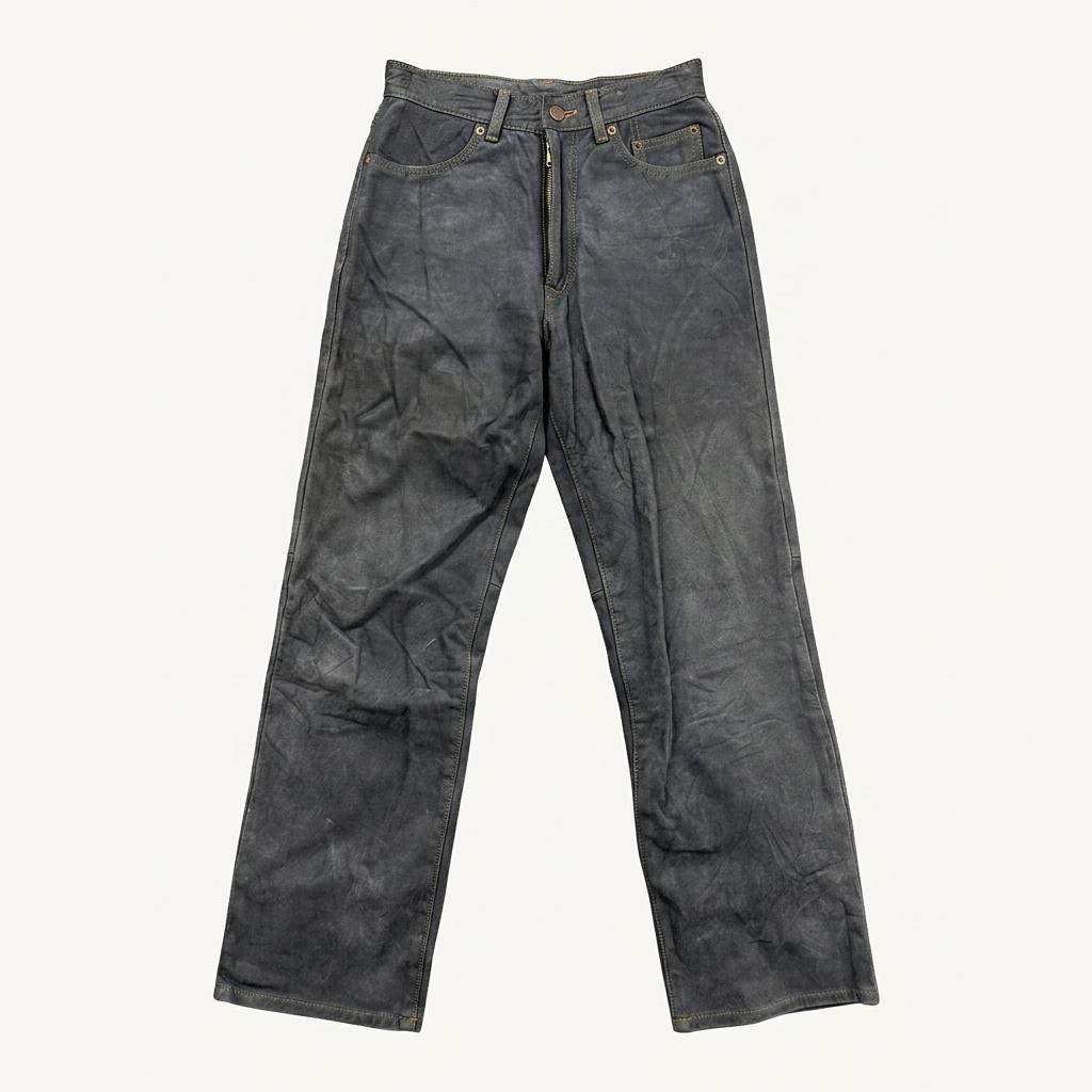 KUSHITANI explorer jeans leather pants (25inch) 1