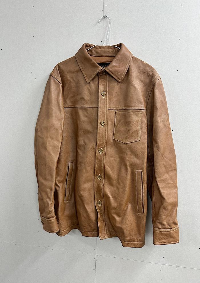 mens bigi leather jacket (L) 3