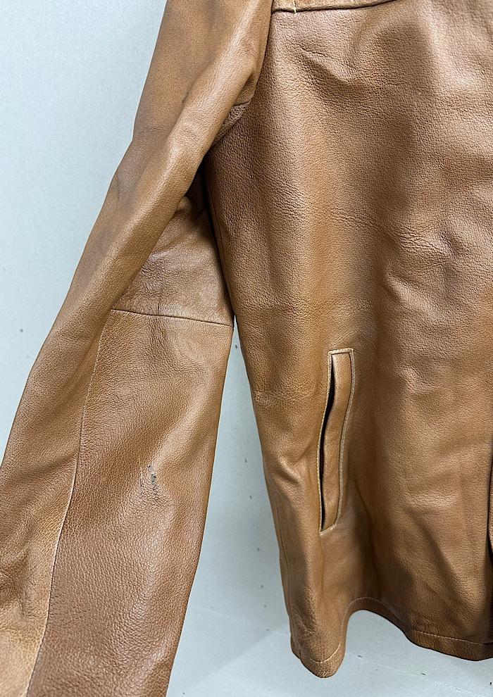 mens bigi leather jacket (L) 6