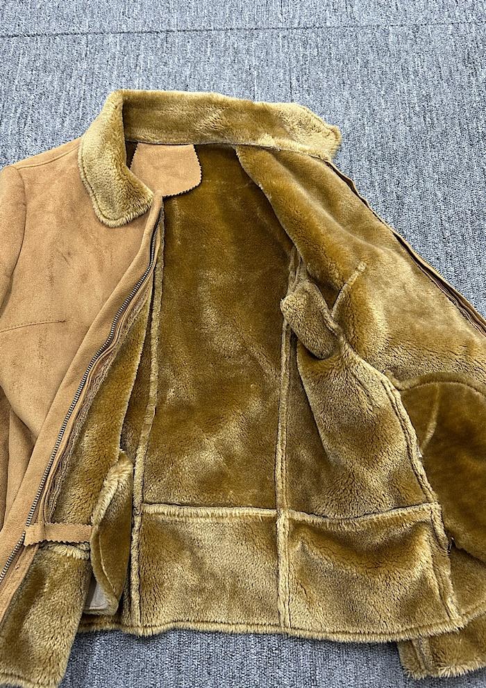 vegan mouton jacket (M) 6