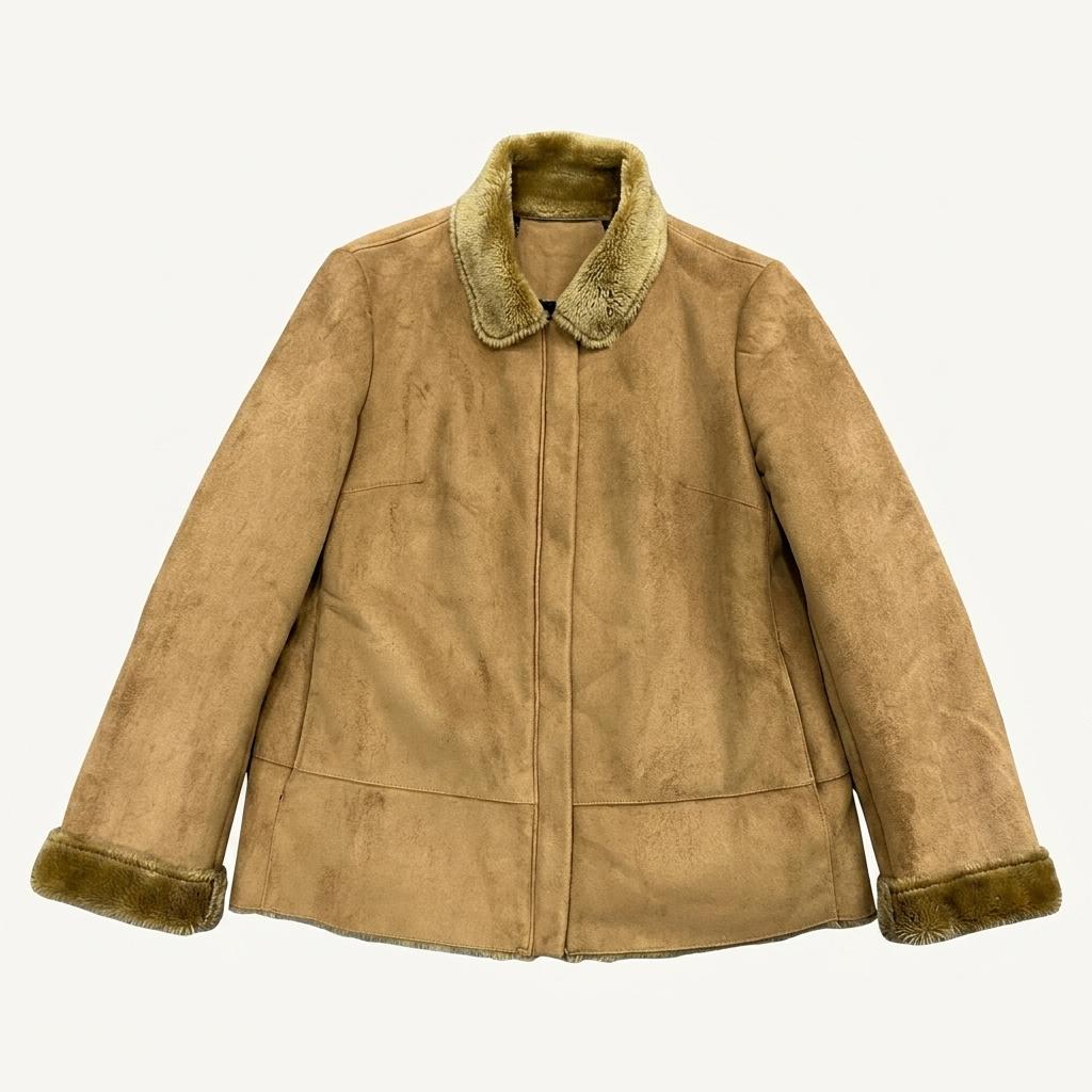vegan mouton jacket (M) 1