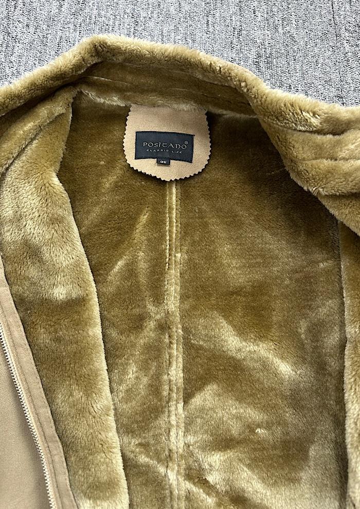 vegan mouton jacket (L) 6