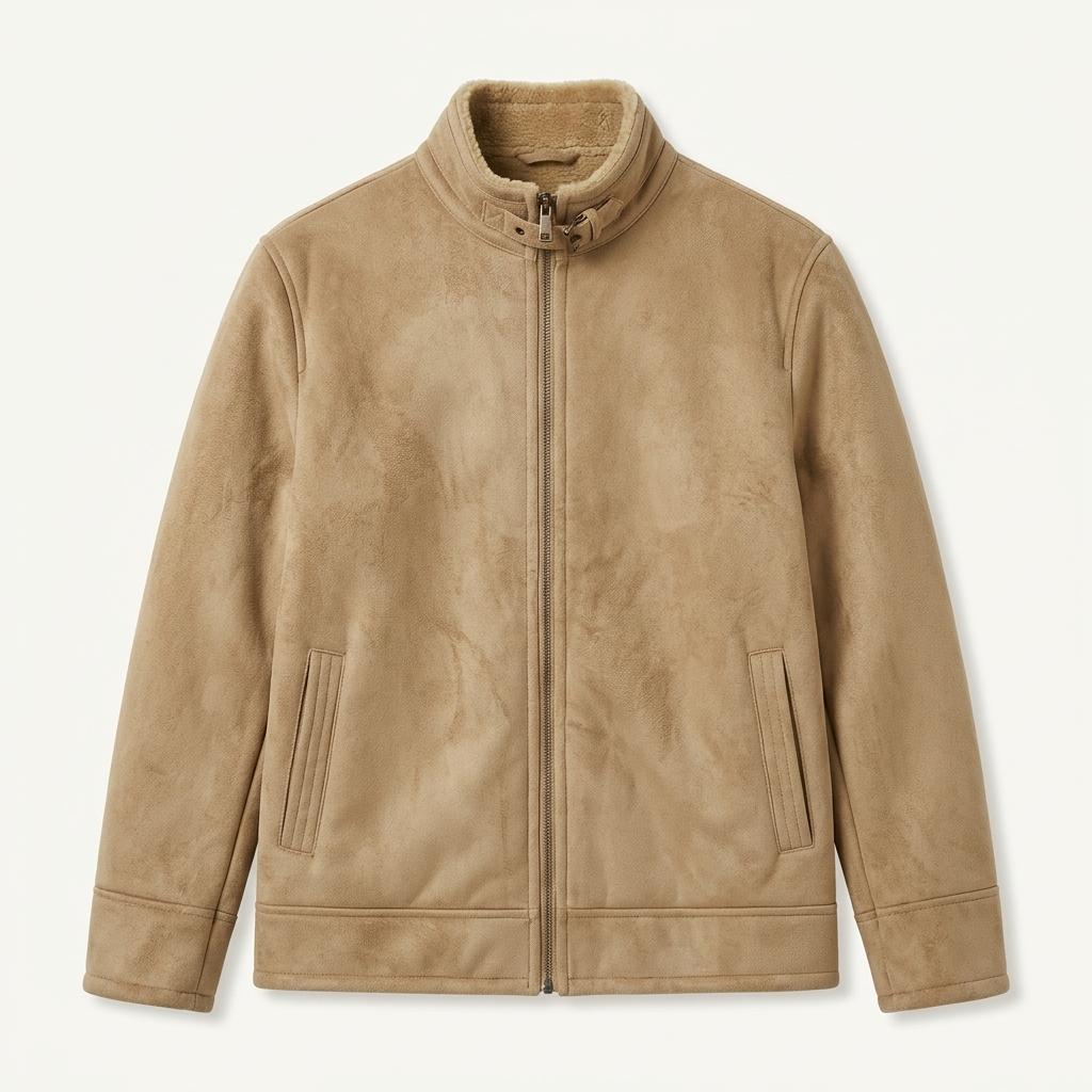 vegan mouton jacket (L) 1