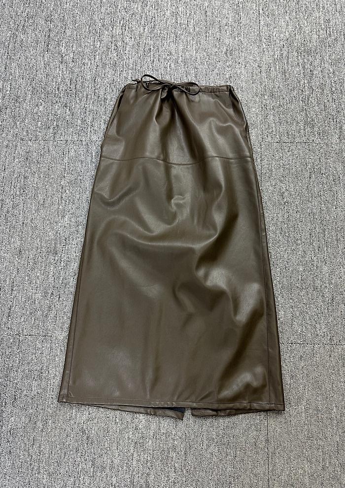 vegan leather skirt 3