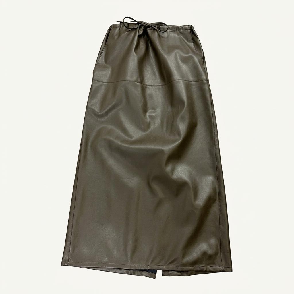 vegan leather skirt 1