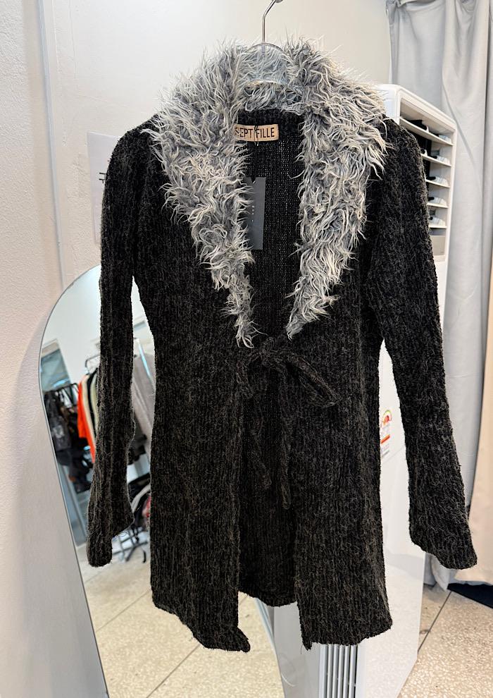 vintage fur cardigan 2
