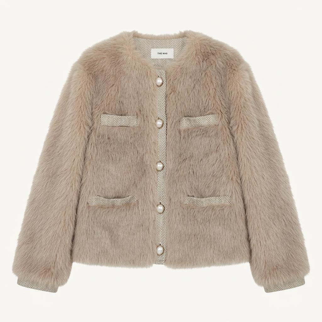 fur jacket (L) 1
