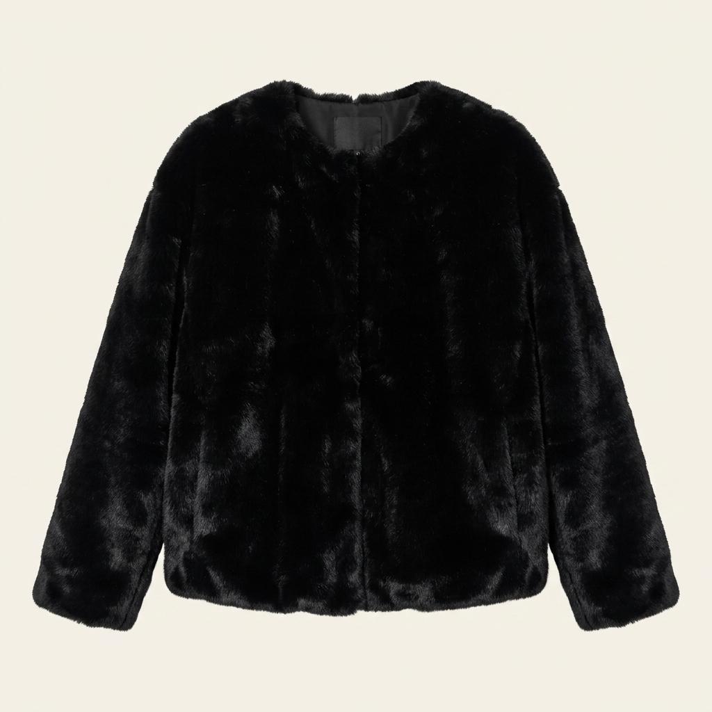 fur jacket (L) 1