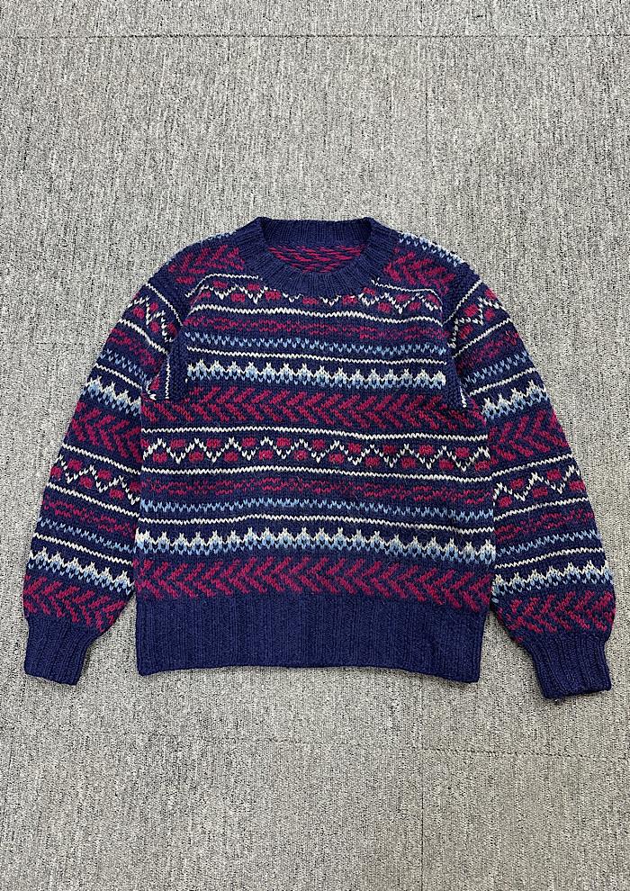 hand knit (M) 2