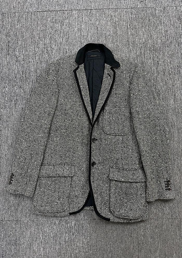 silvain sylvian tweed jacket (M) 2