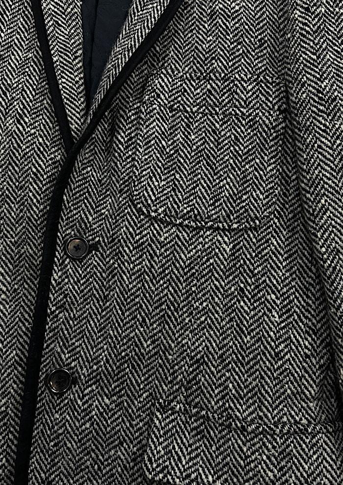 silvain sylvian tweed jacket (M) 5