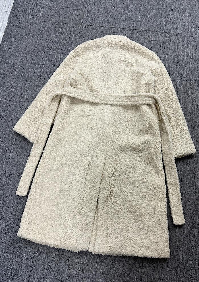 fleece long coat (M~L) 6