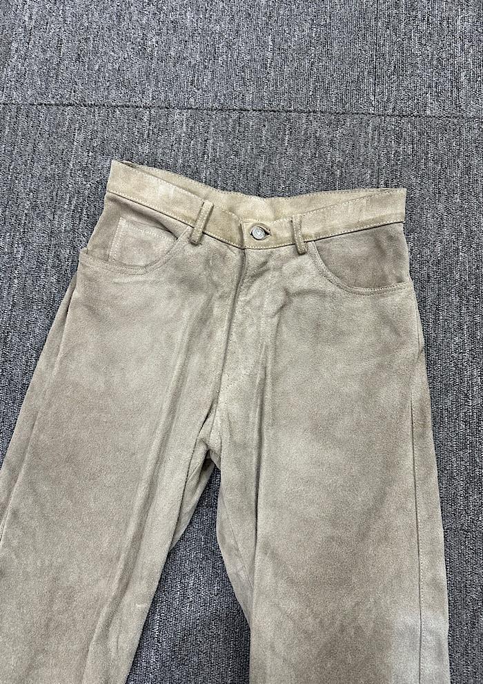 vintage leather pants (28inch) 5