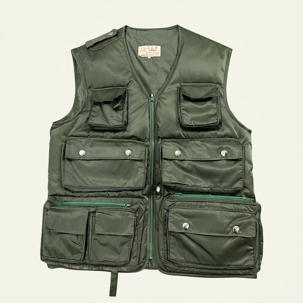 vintage padding vest (L) 1