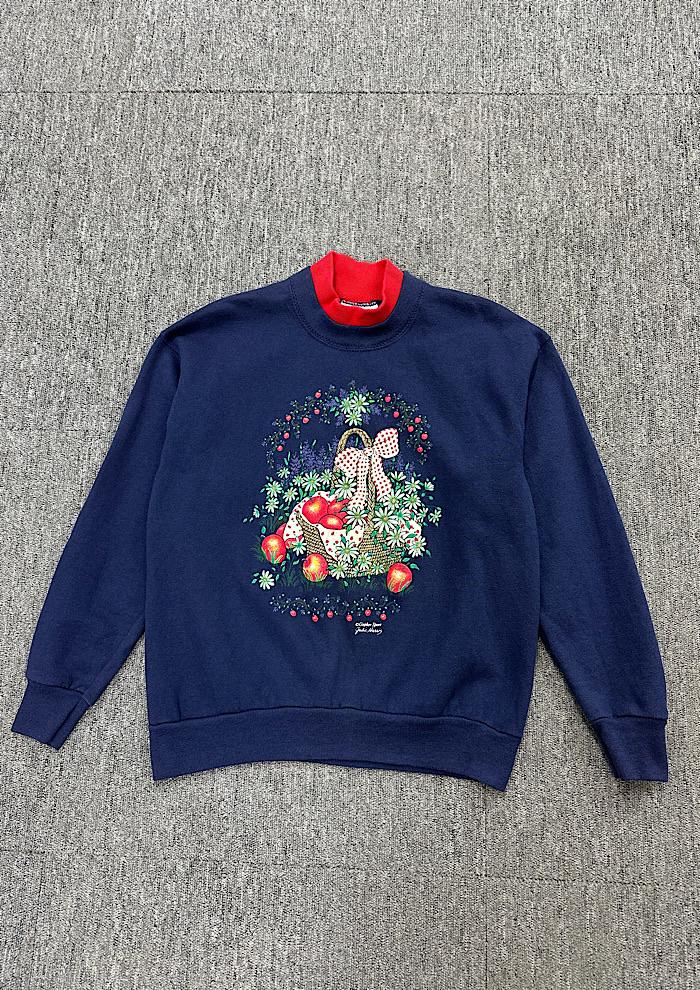 90s vintage sweatshirt made in usa (S) 2