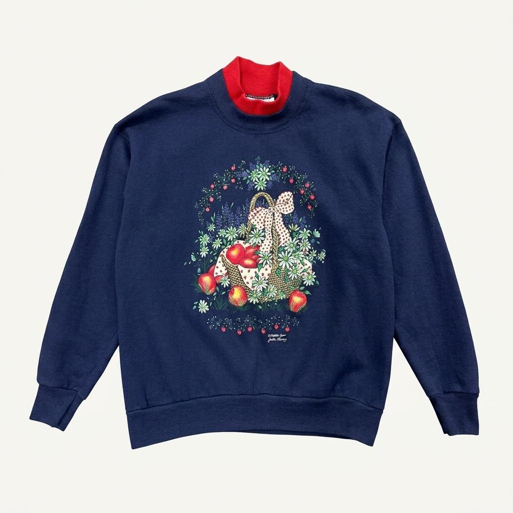 90s vintage sweatshirt made in usa (S) 1