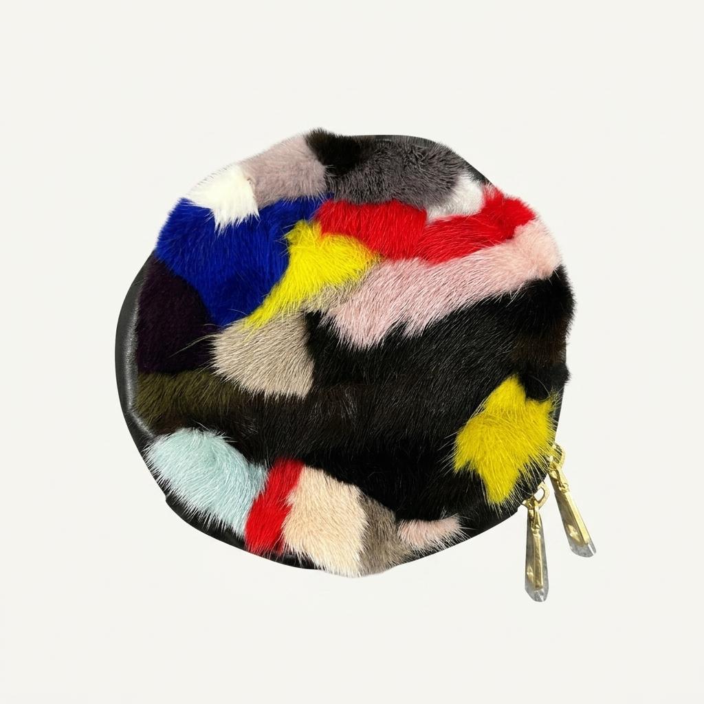 새상품 rose bud mink pouch 1
