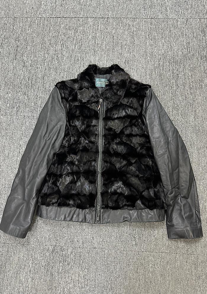 mink jacket (L) 2