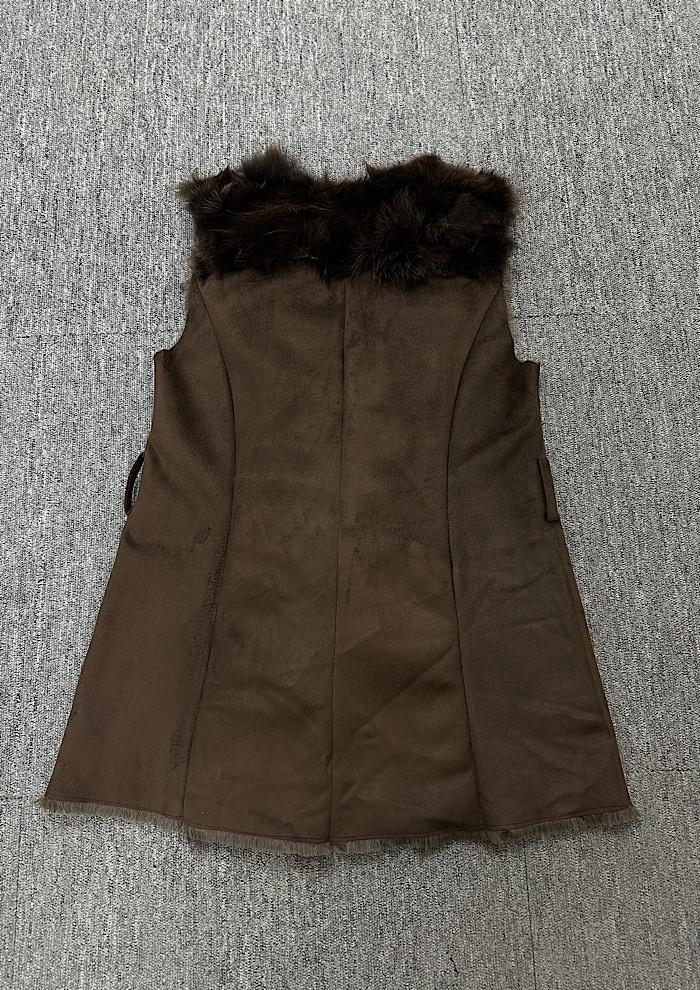 fox fur vest (M) 6