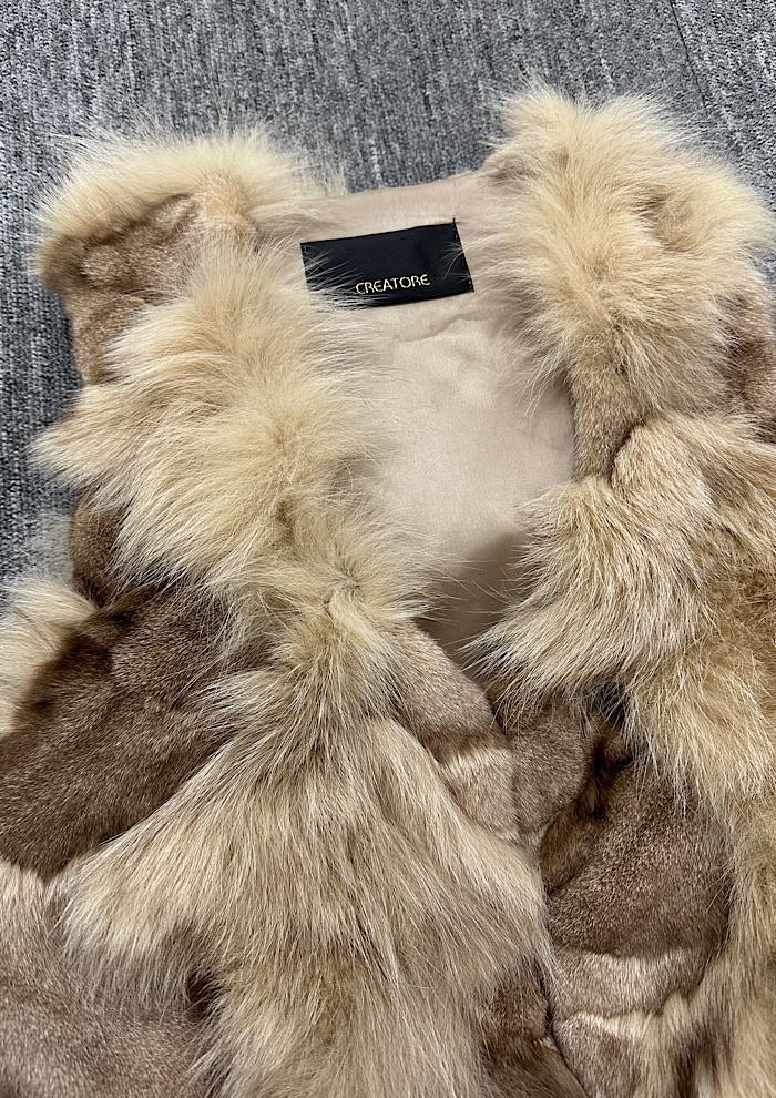 fox fur vest (S) 5