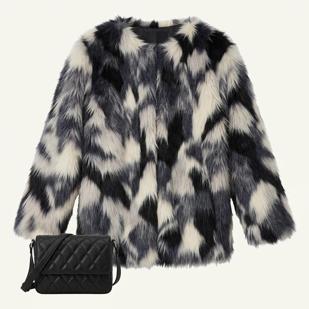 emoda fur jacket (M) 1