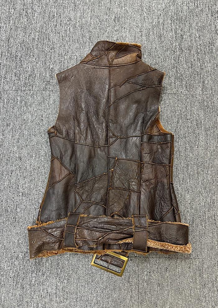 real mouton vest (S) 6