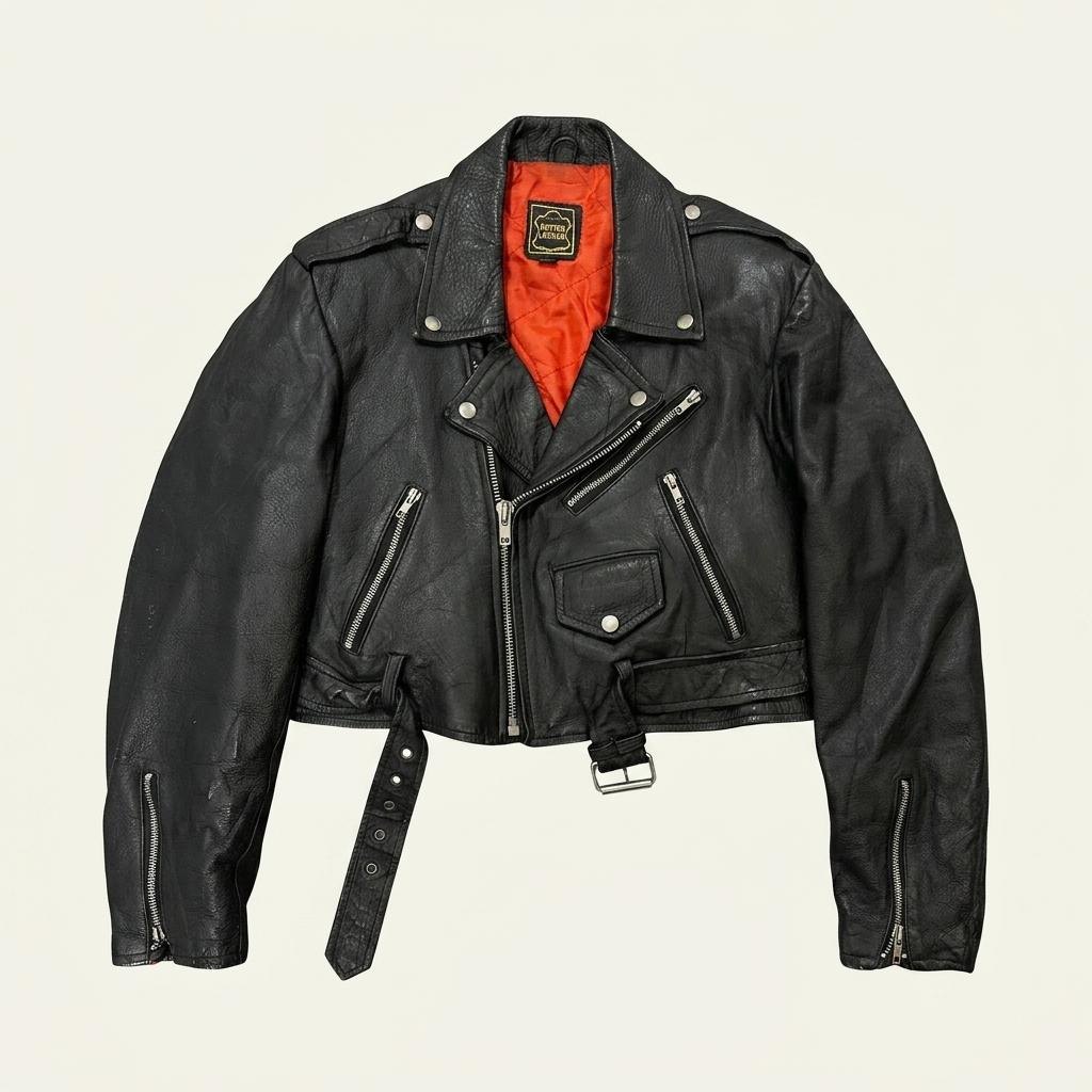 vintage leather jacket 1