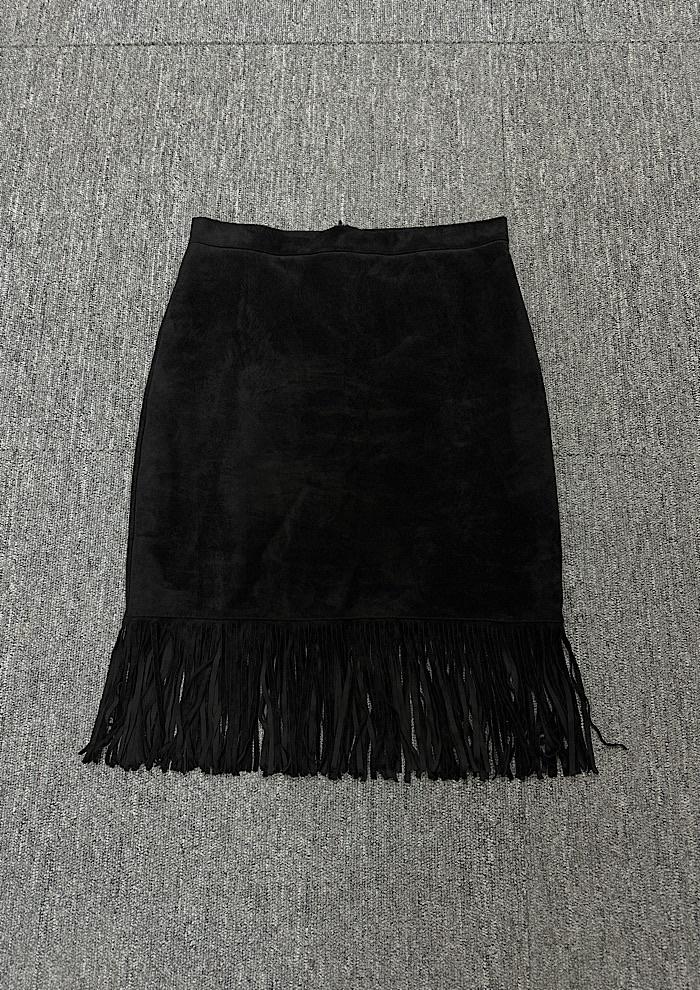 vegan suede skirt (27inch) 3