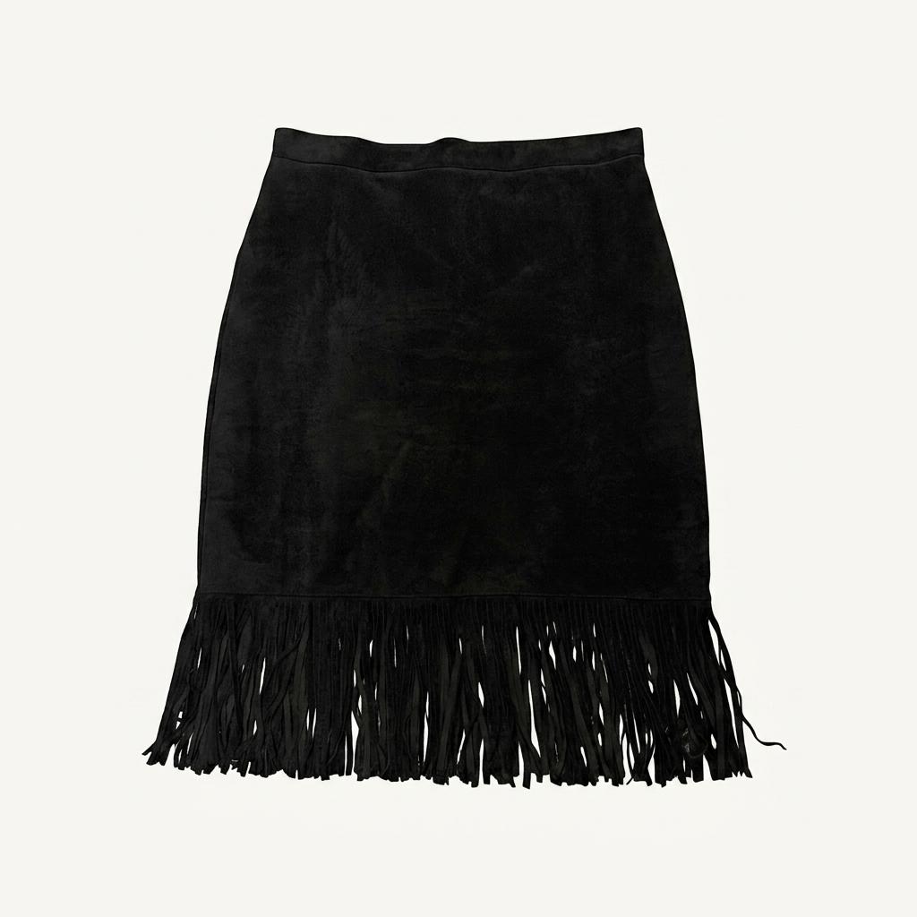 vegan suede skirt (27inch) 1