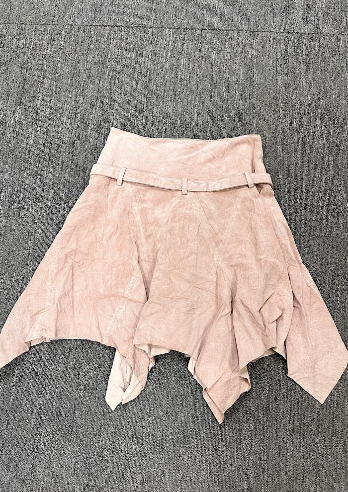 vintage leather skirt (26inch) 7