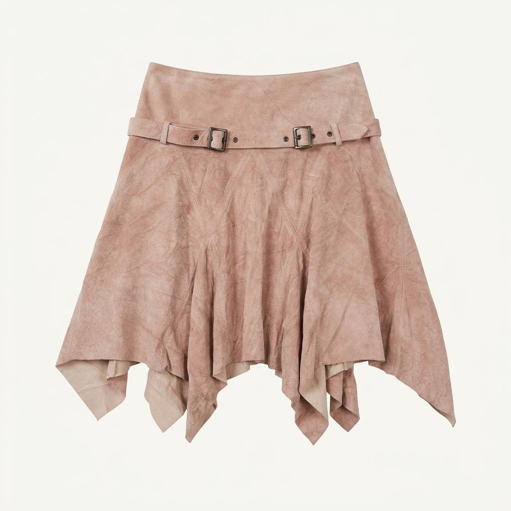 vintage leather skirt (26inch) 1
