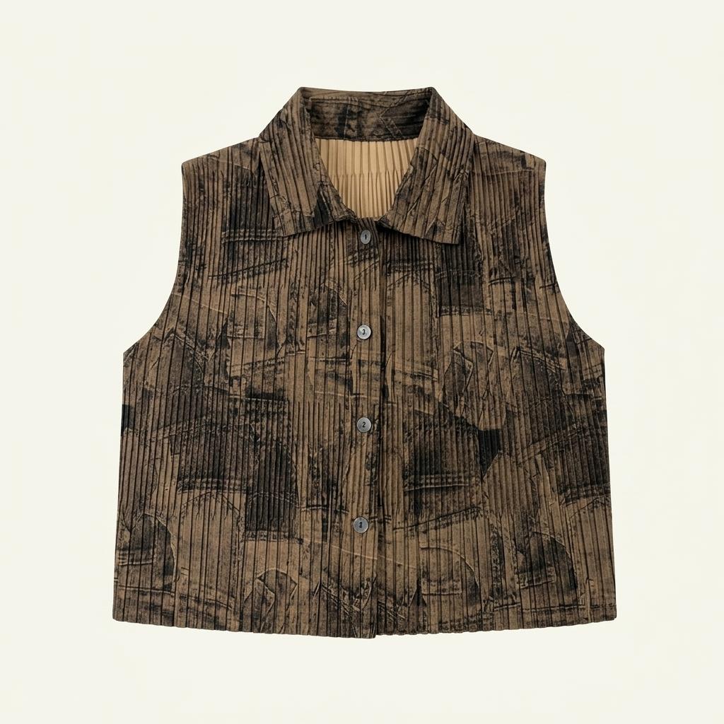 pleats vest (XL) 1