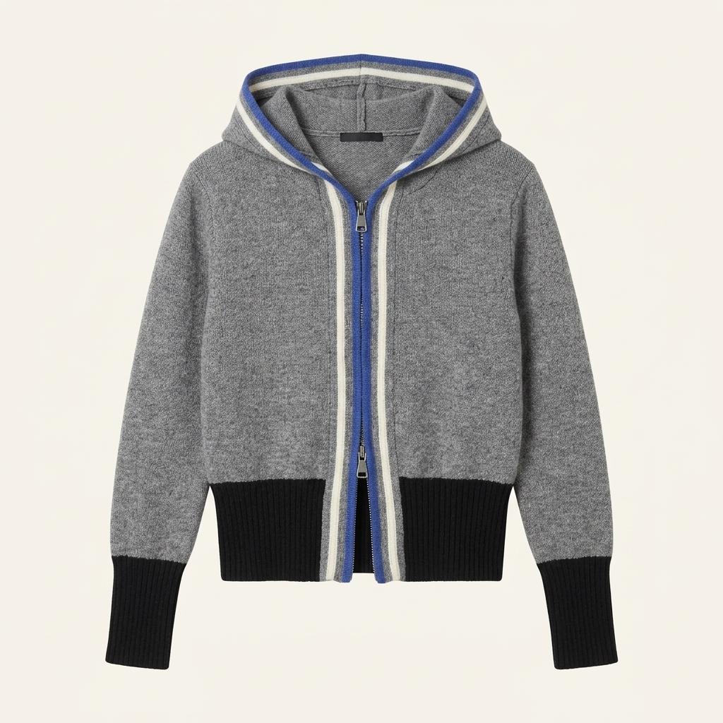knit zip-up 1