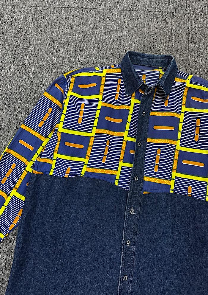 vintage mixed shirt (XXL) 5
