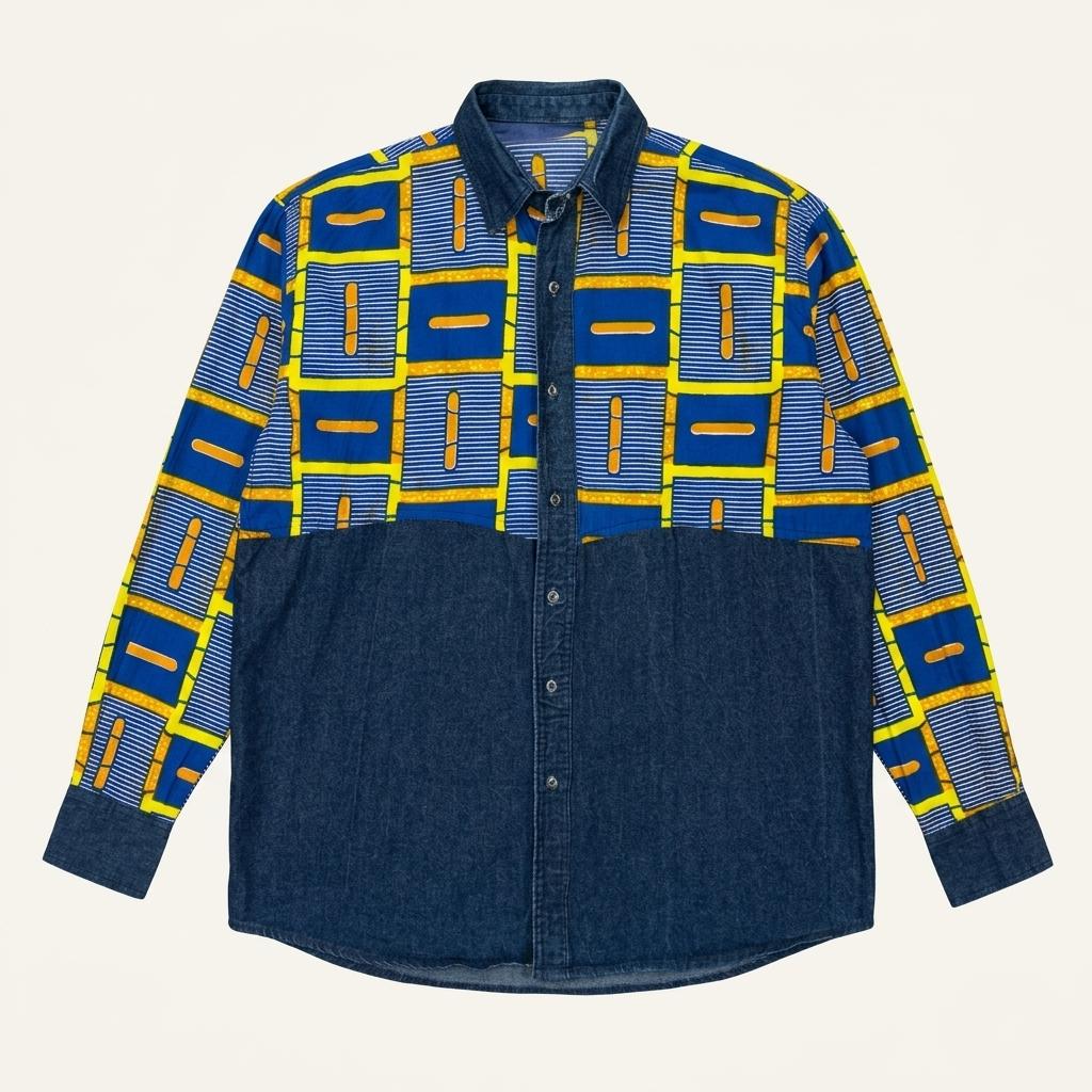 vintage mixed shirt (XXL) 1