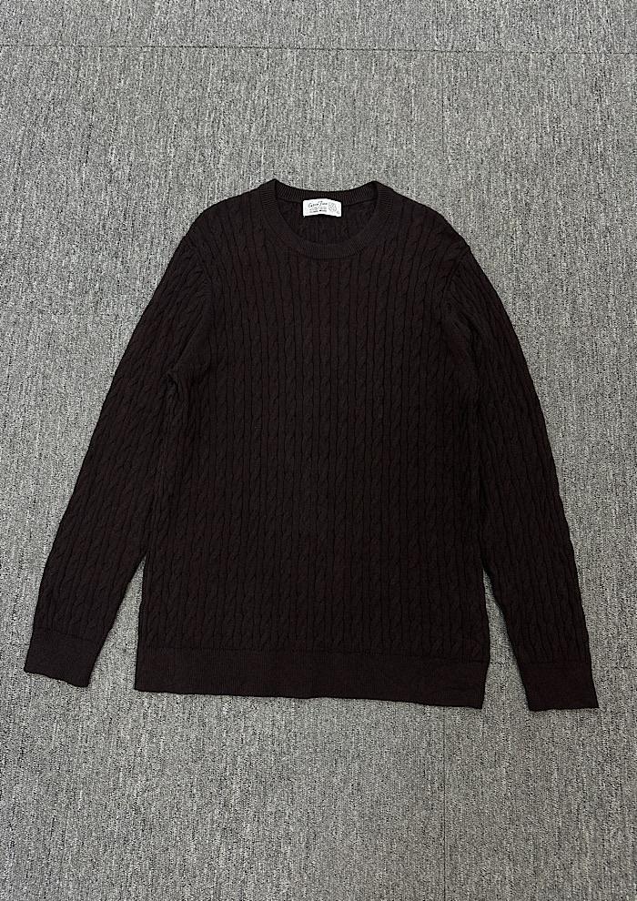 global work knit (XL) dark brown color 3