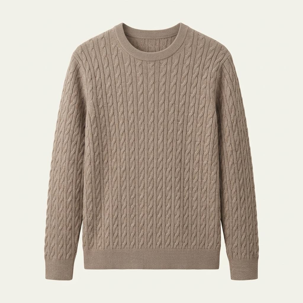 global work knit (XL) dark brown color 1